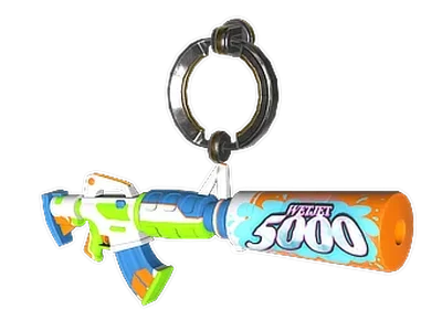 A charm on a weapon